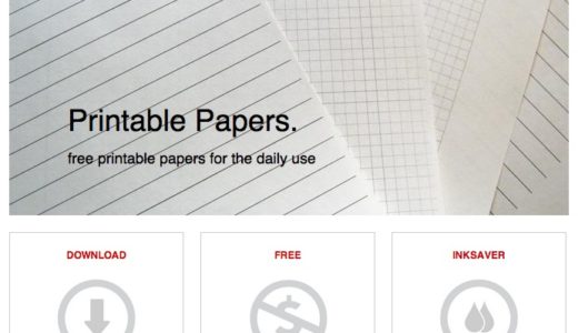 グラフ用紙や方眼紙、五線譜など数十種類のPDFテンプレートが無料でダウンロード可能！Generated Paperが便利！