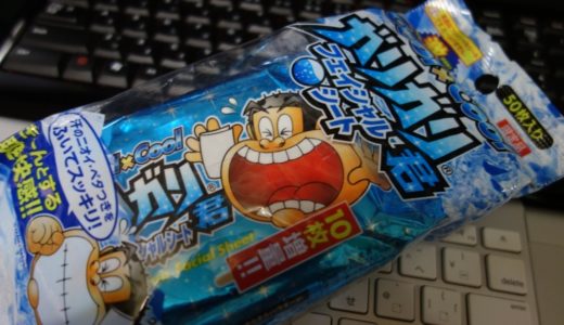 暑い季節のマストアイテム！『ガリガリ君 フェイシャルシート』激感Cool×Cool 爽快感！