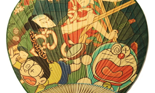 ドラえもんが浮世絵に！？藤子・F・不二雄の生誕80周年を記念して『ドラえもんうちわ』が発売開始！