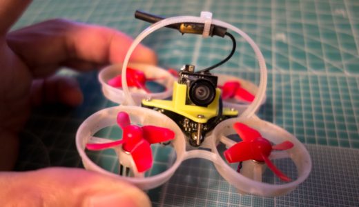 【Tiny Whoop】結束バンド（インシュロック）を使った簡単カメラガードの作り方！