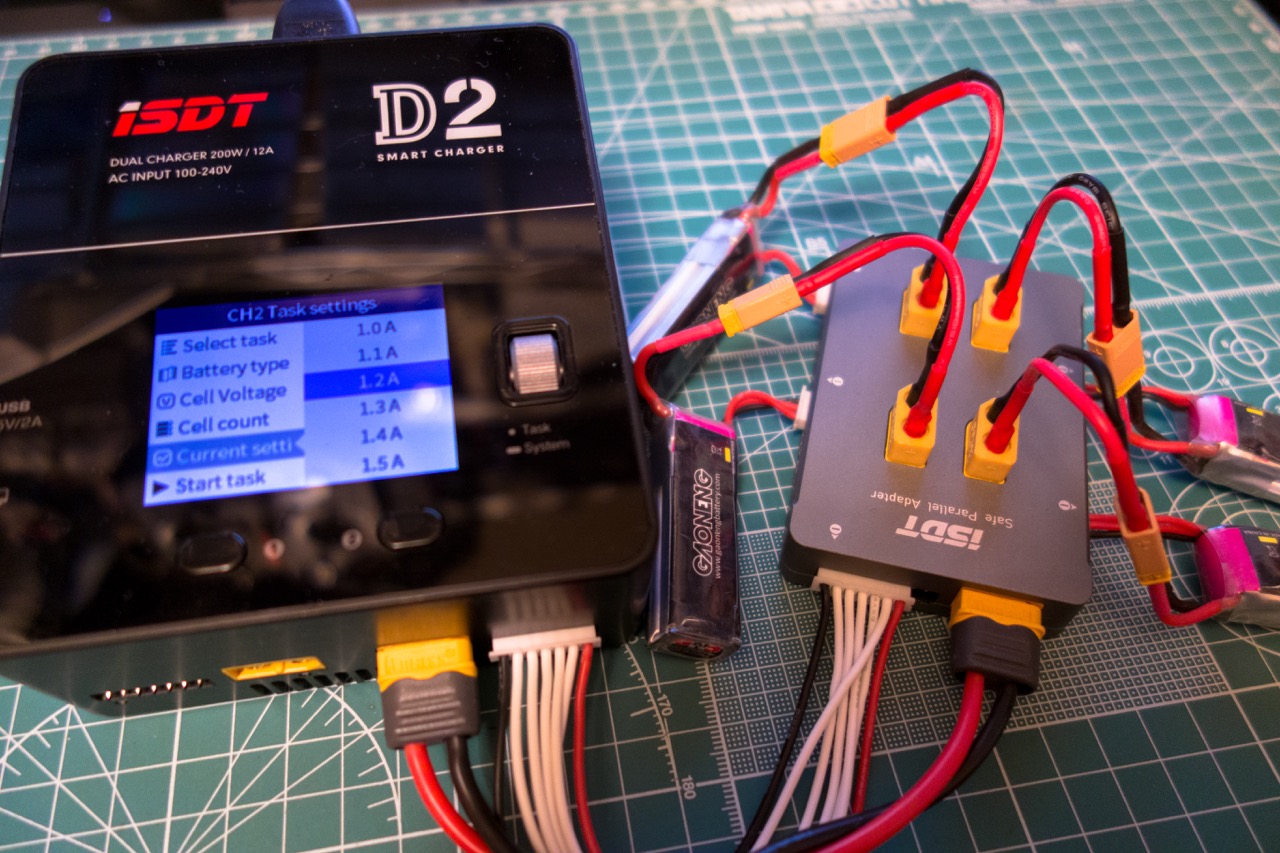 iSDT D2】パラレルボード接続時の充電電流の設定！ | ぶらり＠web走り書き