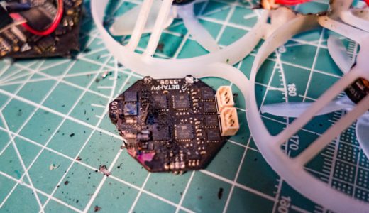 【Tiny Whoop】Whoopくん1台焼けました！ホントは危険なリポバッテリー、管理の重要性を再認識！