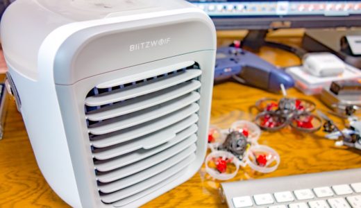 ピンポイント冷却！この季節、卓上や屋外持ち出しに便利なポータブルエアコンファンです！【BlitzWolf BW-FUN10】
