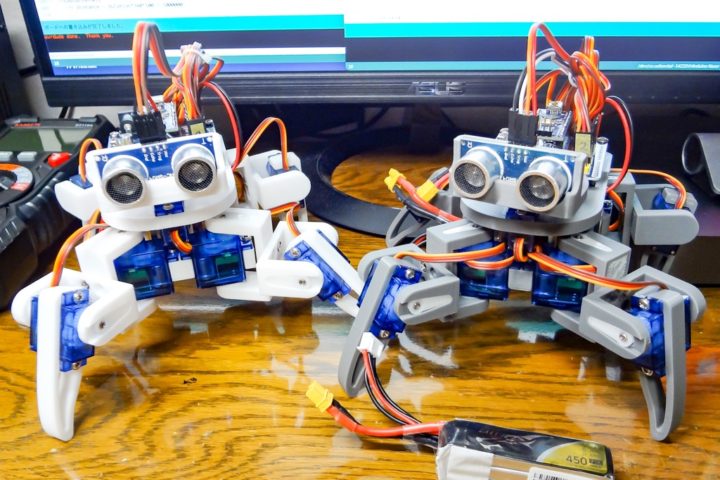 Arduinoで動かす4足歩行ロボット製作ノート！Arduino学習に便利なロボくんなので使って下さい！【STLデータ公開】 | ぶらり＠web走り書き