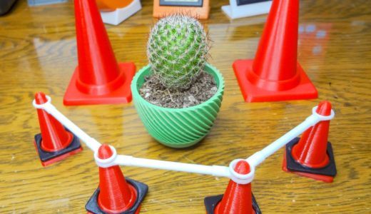 ミニサイズのカラーコーンを作ってみました！【STLデータ公開】