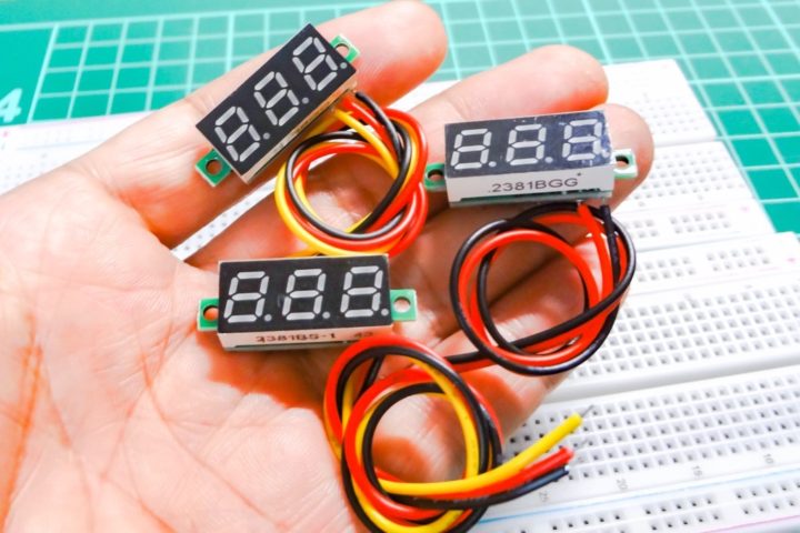 電子工作で便利に使えるミニサイズの簡易デジタル電圧計。2線式・3線式の違いやその使用方法について！ | ぶらり＠web走り書き