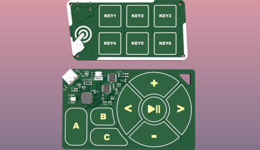 【電子工作 / PCB】静電容量タッチ式スイッチを使ったミニマクロパッドや名刺基板の製作を考えています！