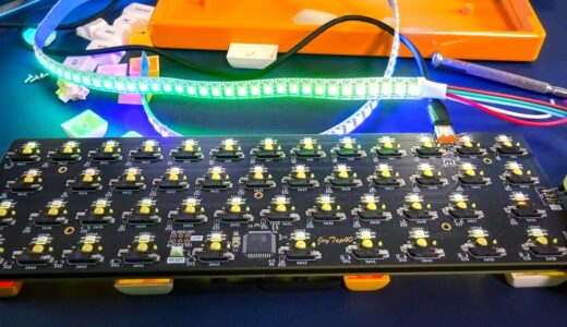 【自作キーボード / 電子工作】RP2040など3.3VマイコンでNeoPixel RGB LED(WS2812B / SK6812)を点灯させるには！