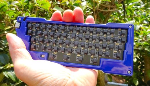 【自作キーボード / 自作基板】小さくて可愛い！手のひらサイズのQMK対応ミニキーボード『TinyTap』の製作